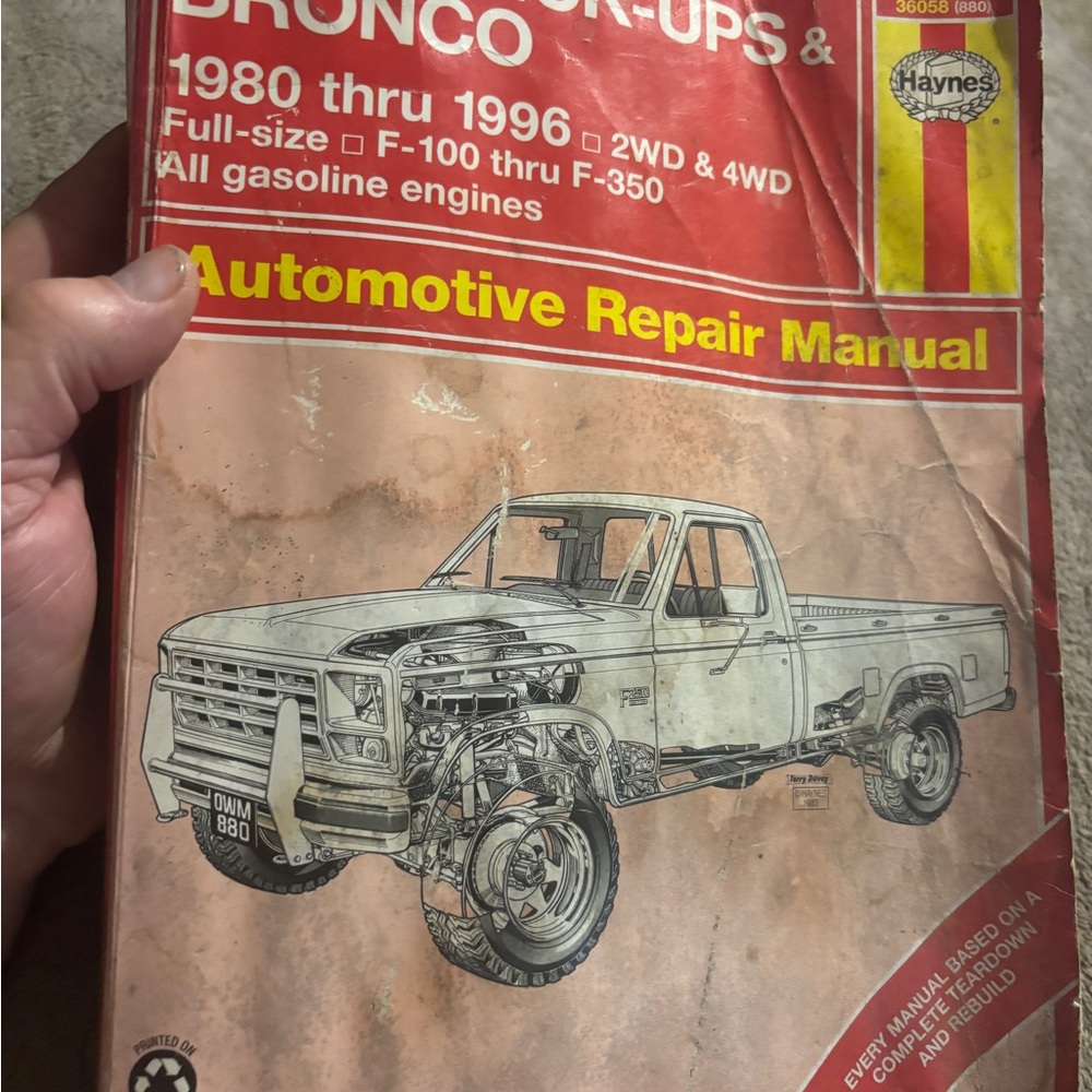 Haynes Ford Pick-Ups & Bronco Repair Manual 1980-1996 2WD-4WD